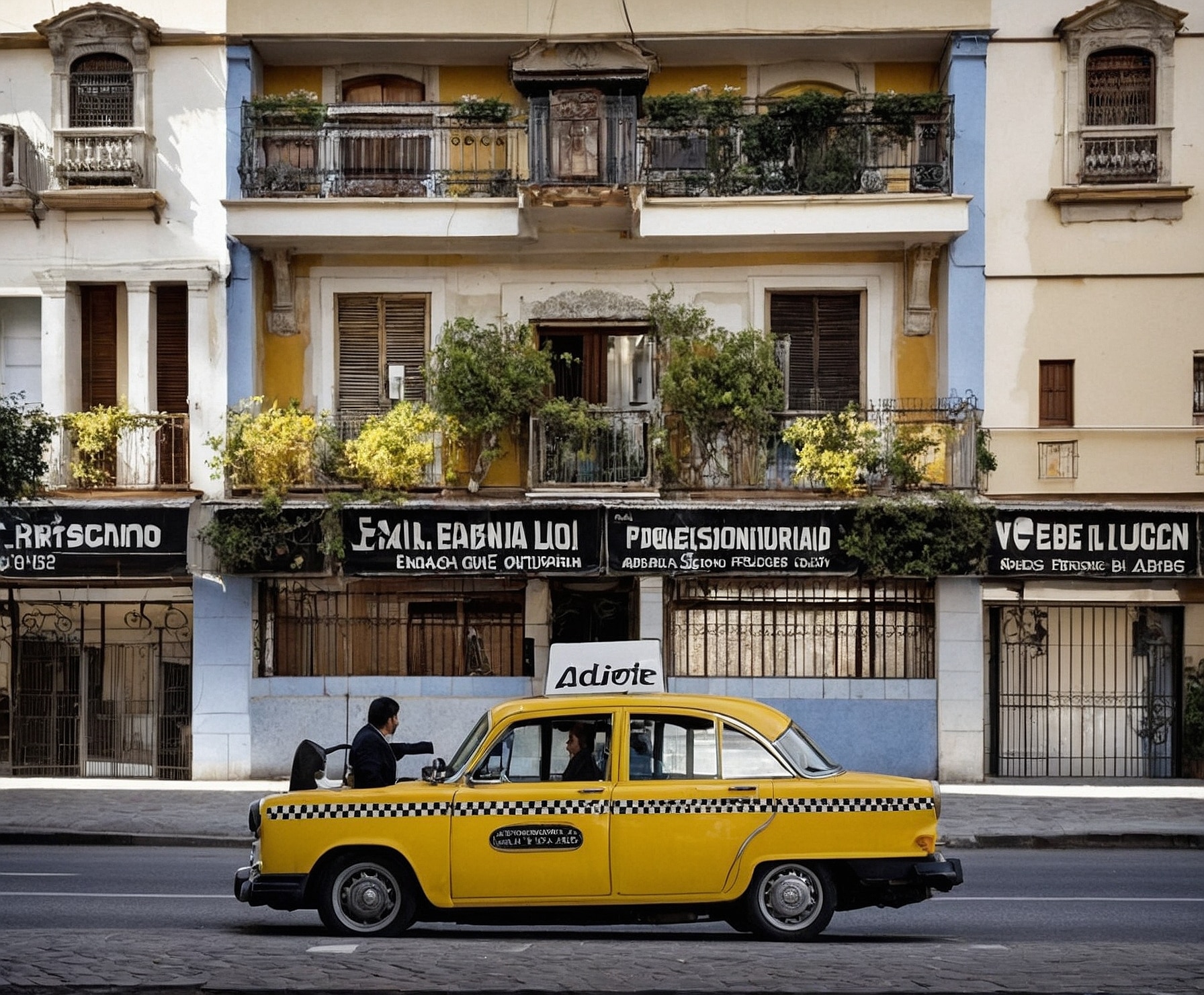 Servicio de taxi elegante y confort